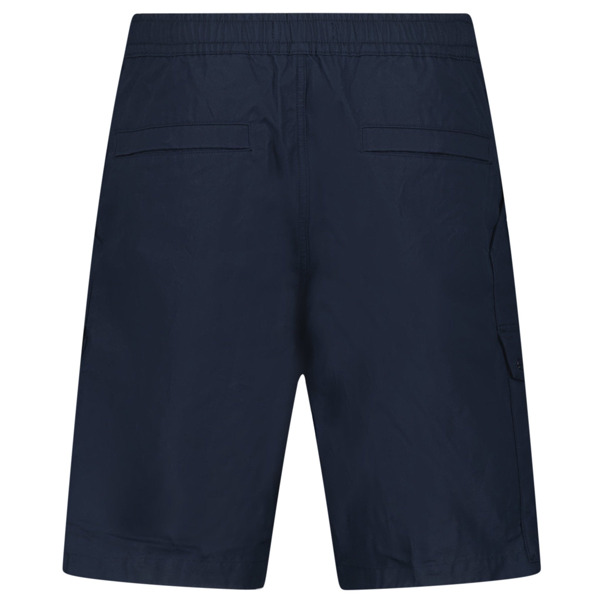Stone Island All-Weather Cotton Canvas Ghost Cargo Shorts in Navy