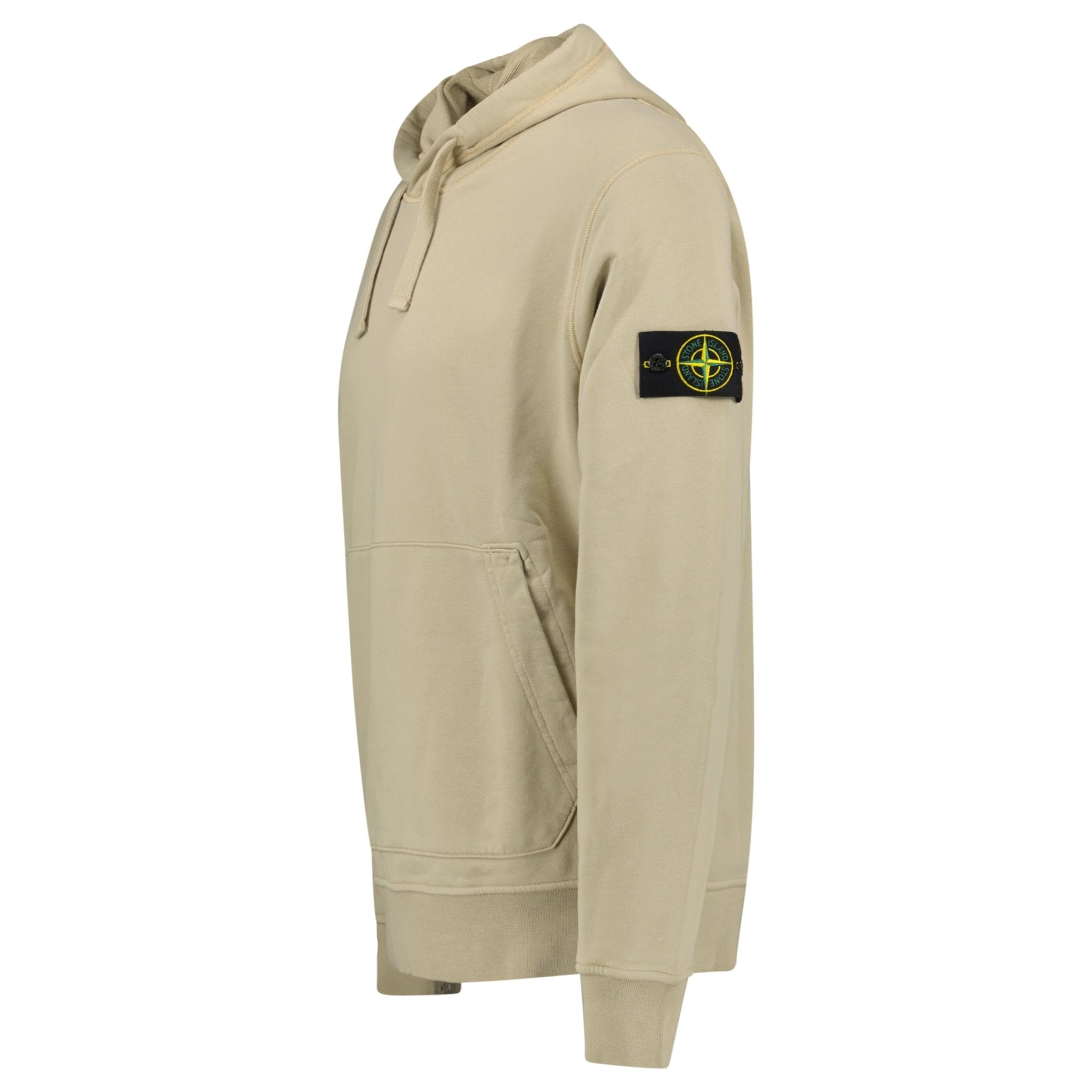 Stone Island Brushed Organic Cotton Hoodie Desert