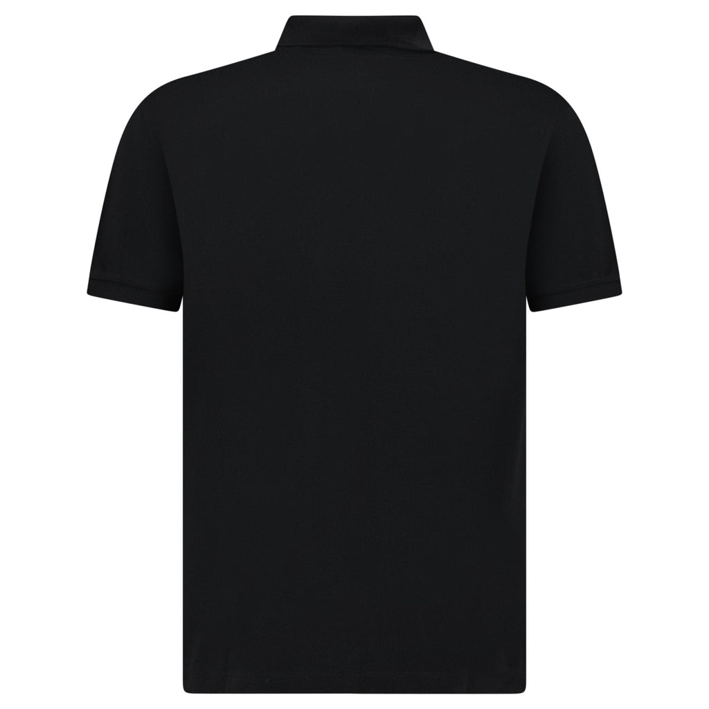 Stone Island Compass Badge Polo T-Shirt Regular Fit Black