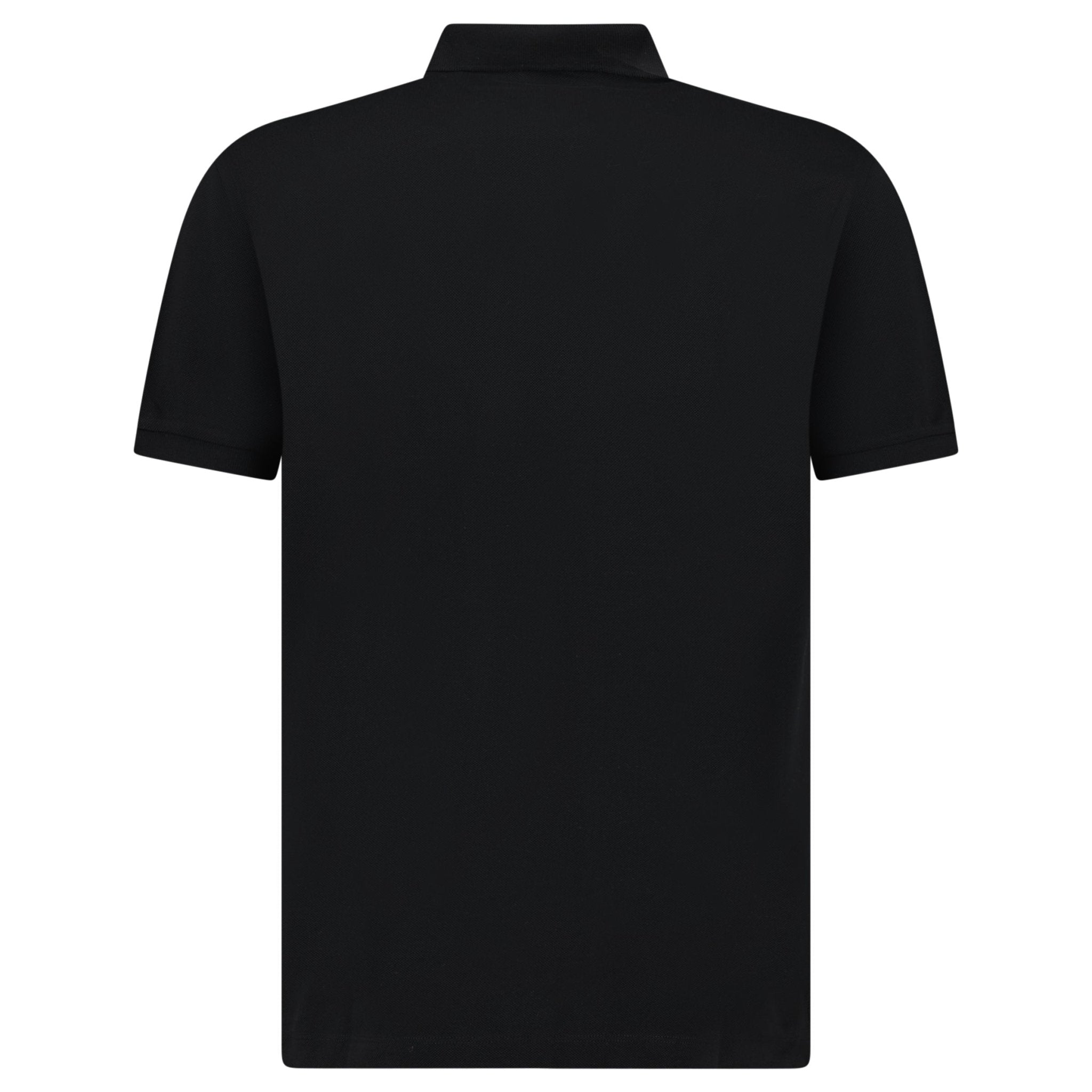 Stone Island Compass Badge Polo T-Shirt Regular Fit Black