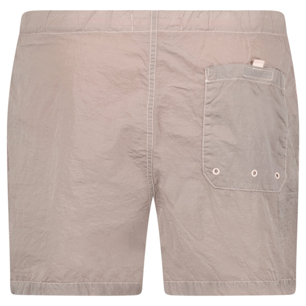 Stone Island Compass Button Chrome Swim Shorts Antique Rose