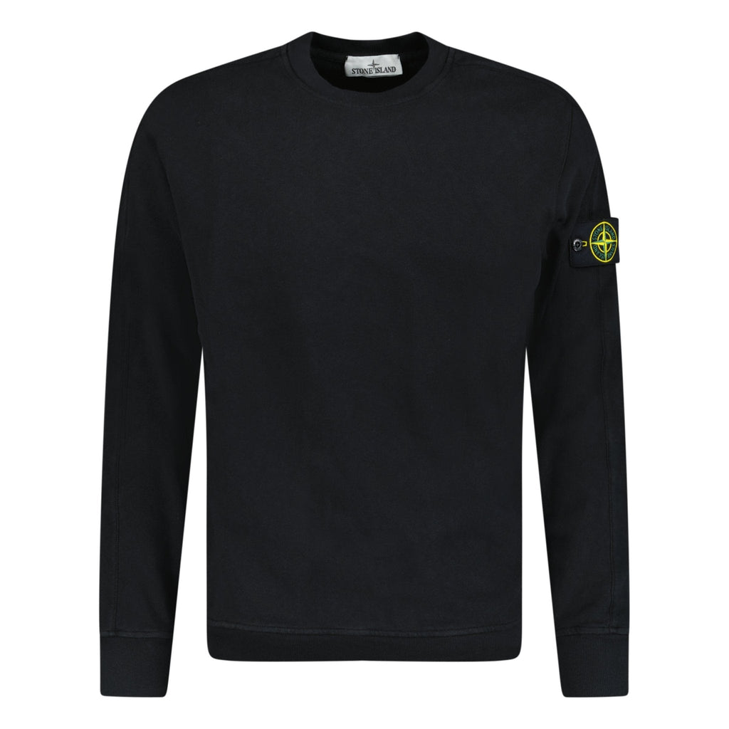 Stone Island Cotton Sweatshirt Black