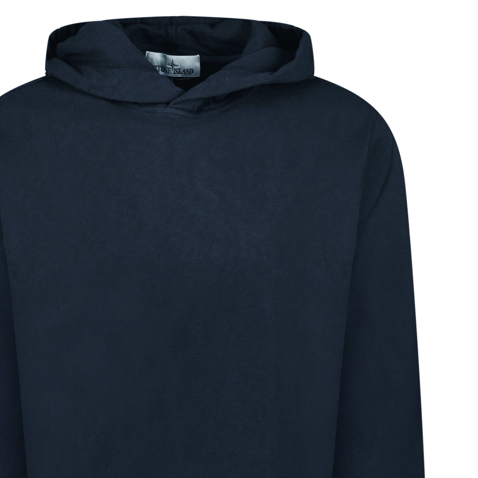 Stone Island 'Old' Treatment Hooded Sweatshirt In Navy