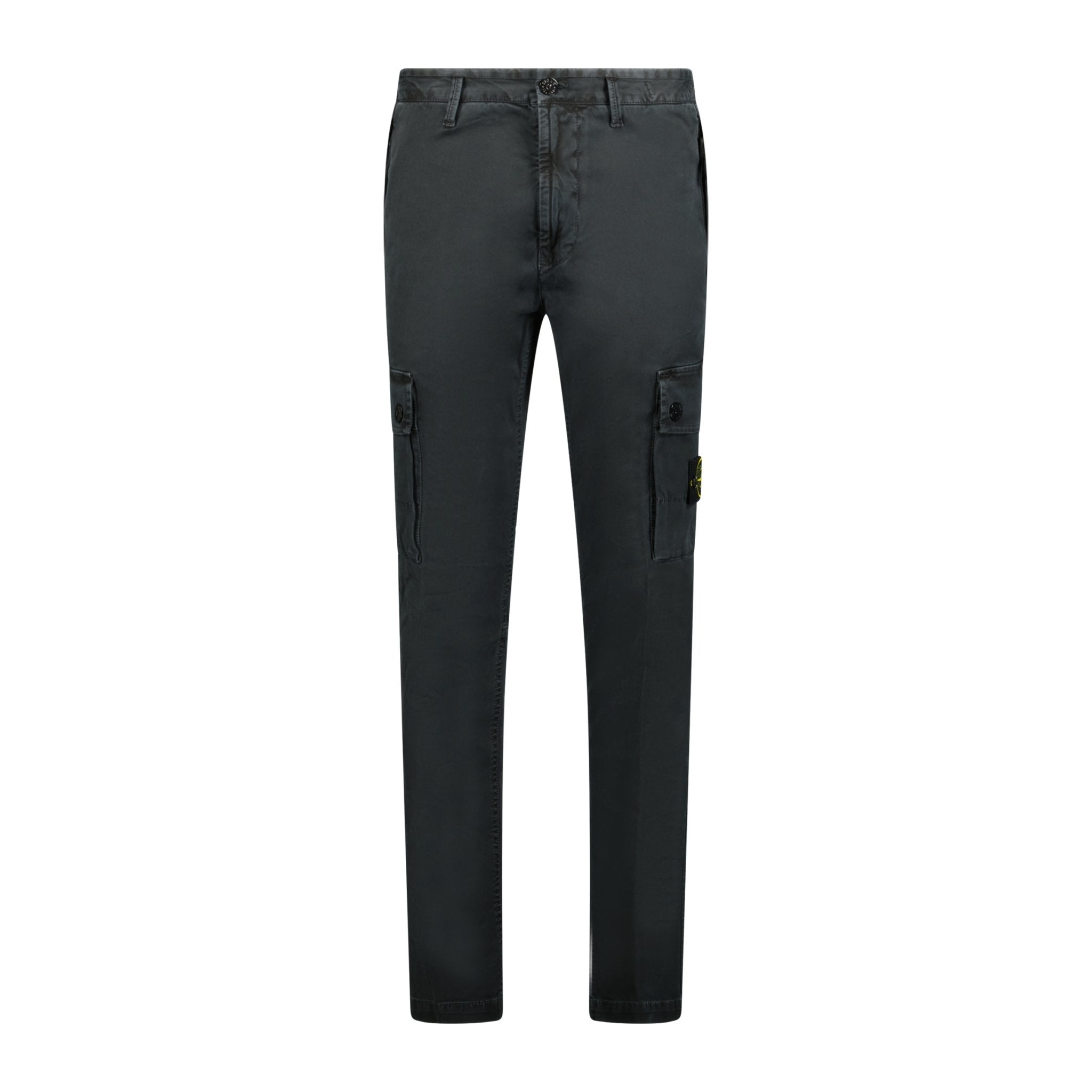 Stone Island Patch Cargo Trousers Black