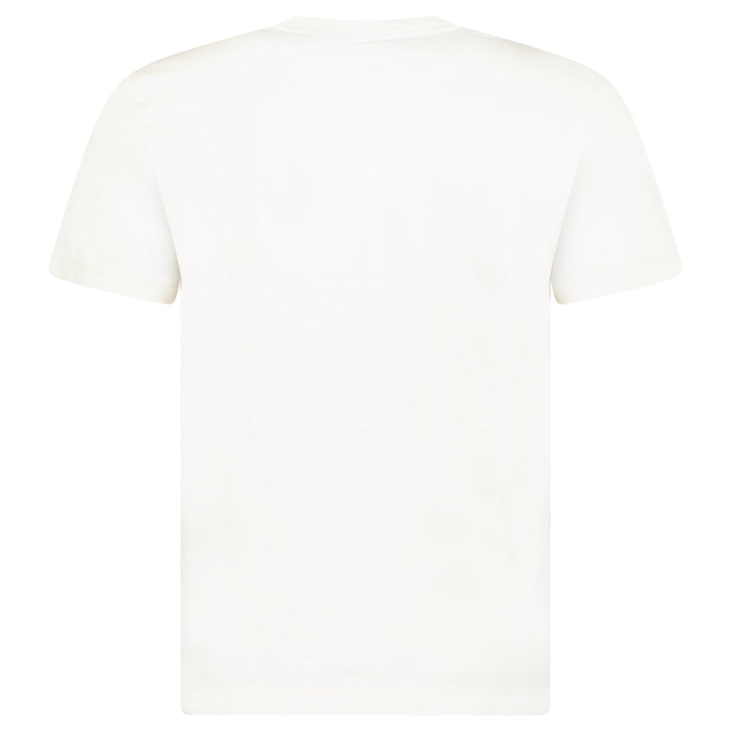 Stone Island Slim-Fit Short-Sleeve T-Shirt With Compass Patch Ivory