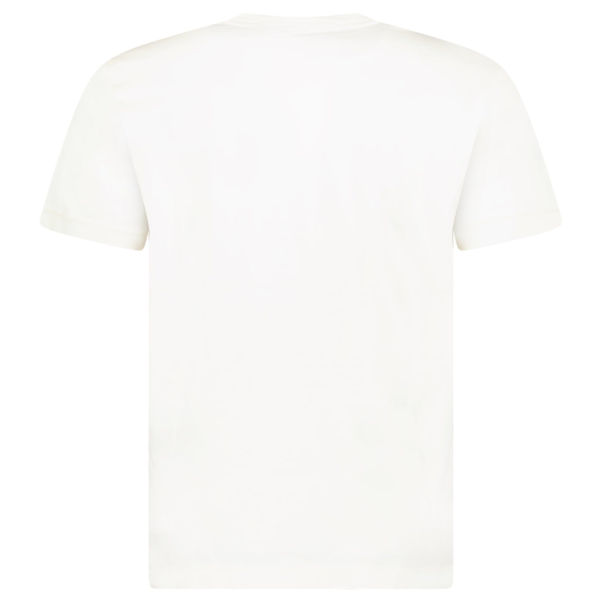 Stone Island Slim-Fit Short-Sleeve T-Shirt With Compass Patch Ivory