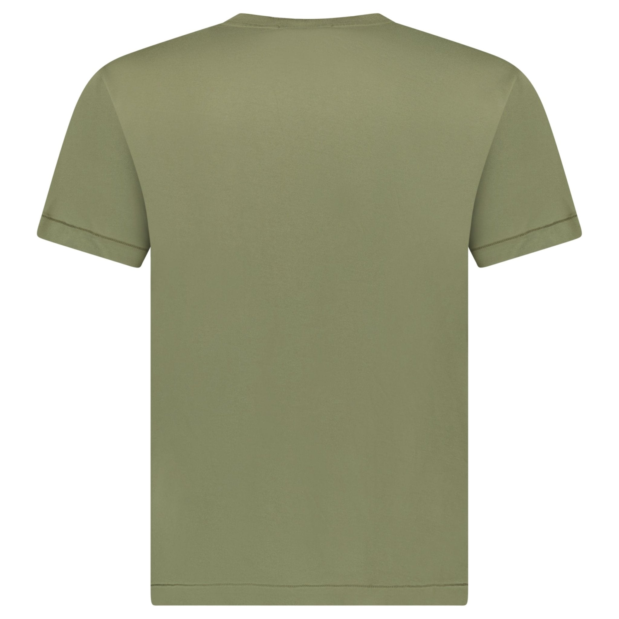 Stone Island Slim-Fit Short-Sleeve T-Shirt With Compass Patch Military Green