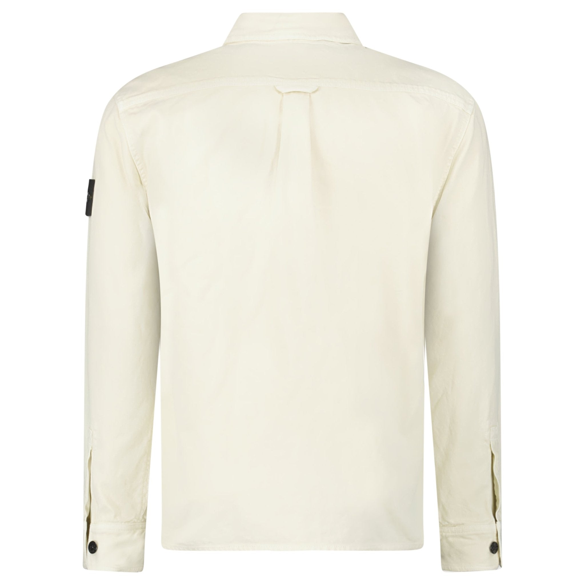 Stone Island Panama Cotton Overshirt in Ivory